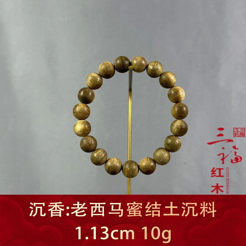 108123 老西马蜜结土沉料 沉香