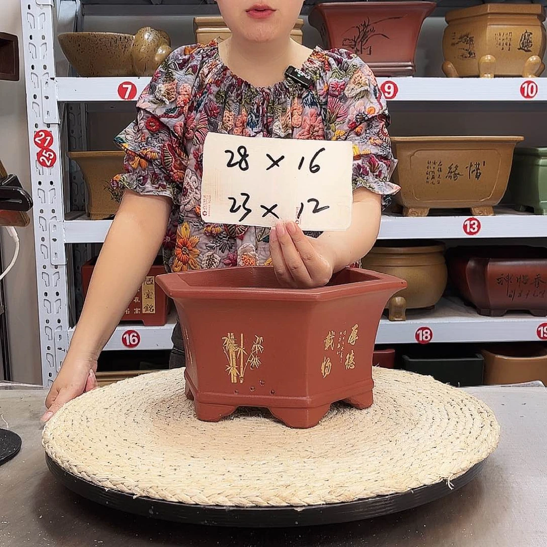 紫砂花盆紫砂花盆