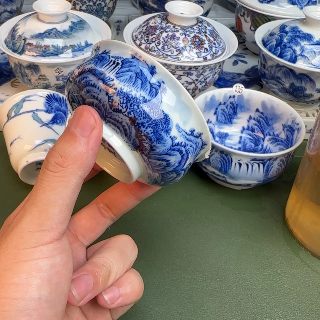 彦祖纯手工手绘茶具112