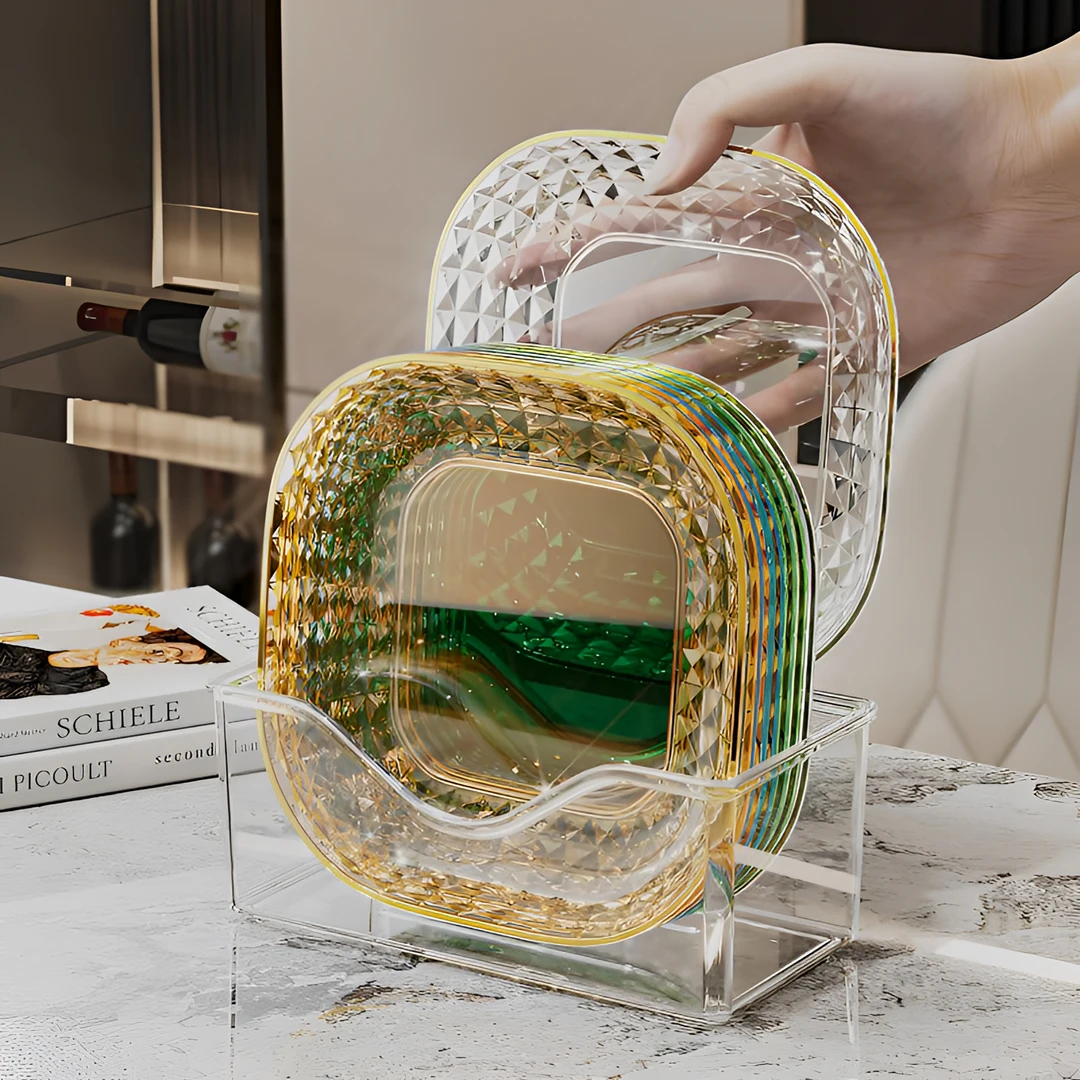 轻奢简约家用吐骨碟餐桌垃圾骨头盘子小菜碟装水果零食干果小吃碟