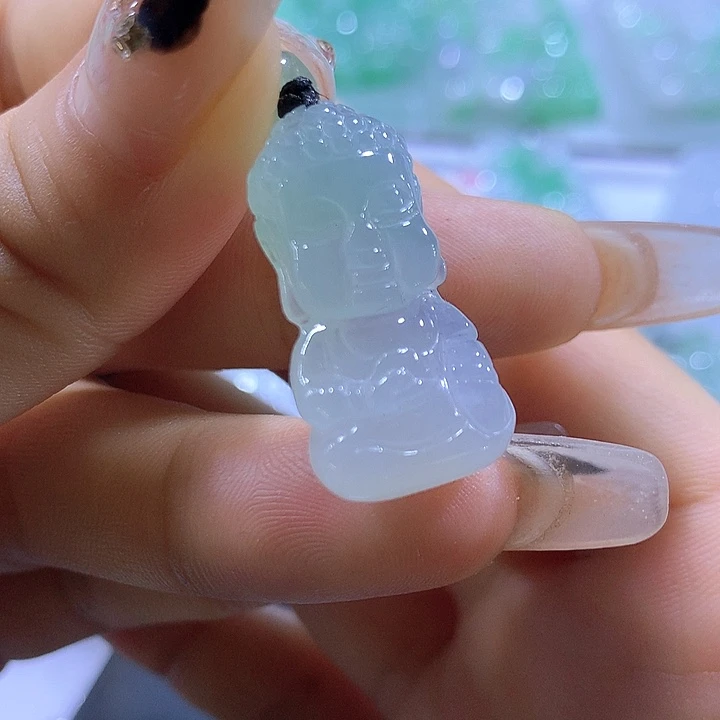 颈饰未镶嵌翡翠天然翡翠A货吊坠