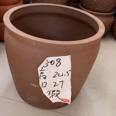 粗陶红陶绿植花盆808