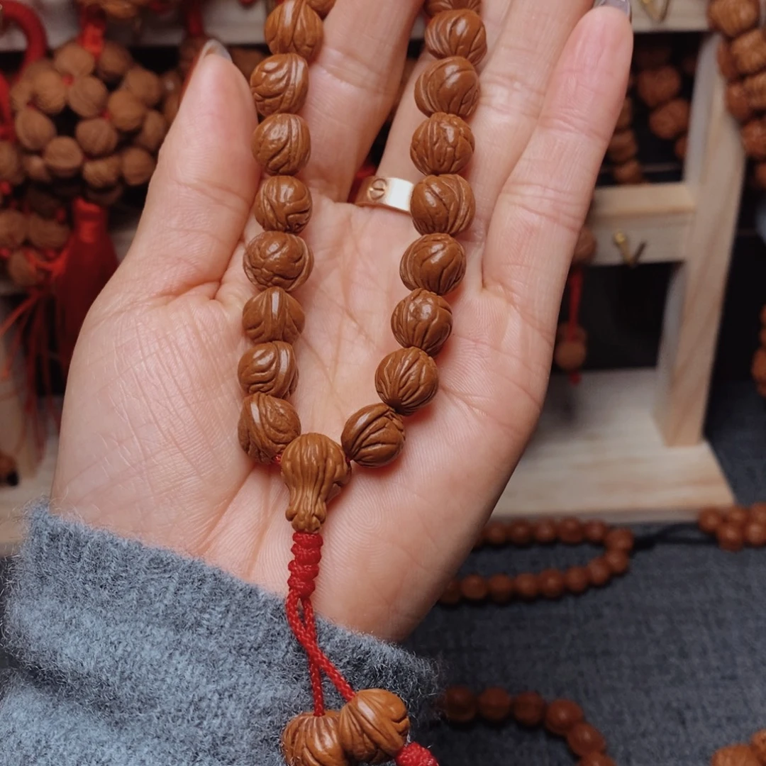 桃核吊坠龙纹桃枭