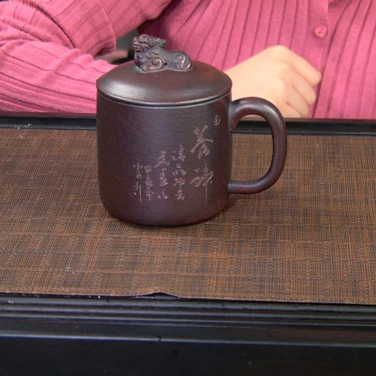 茶杯紫砂高货放漏
