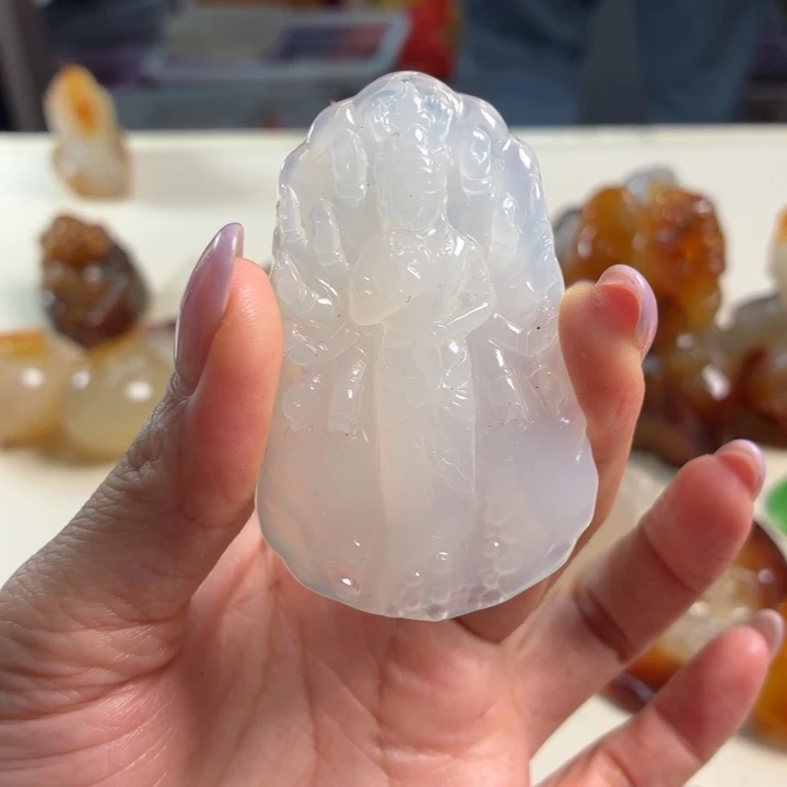 玛瑙/玉髓未镶嵌吊坠(不含链)