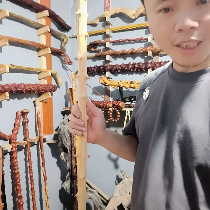 竹***屋木南对接登山杖文明杖