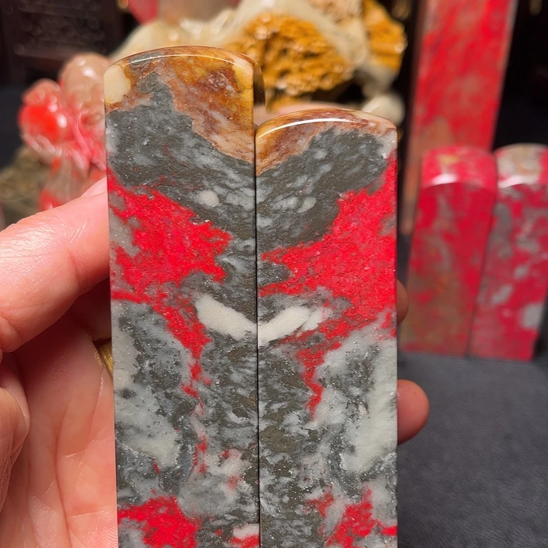 般***香昌化鸡血石昌化鸡血石