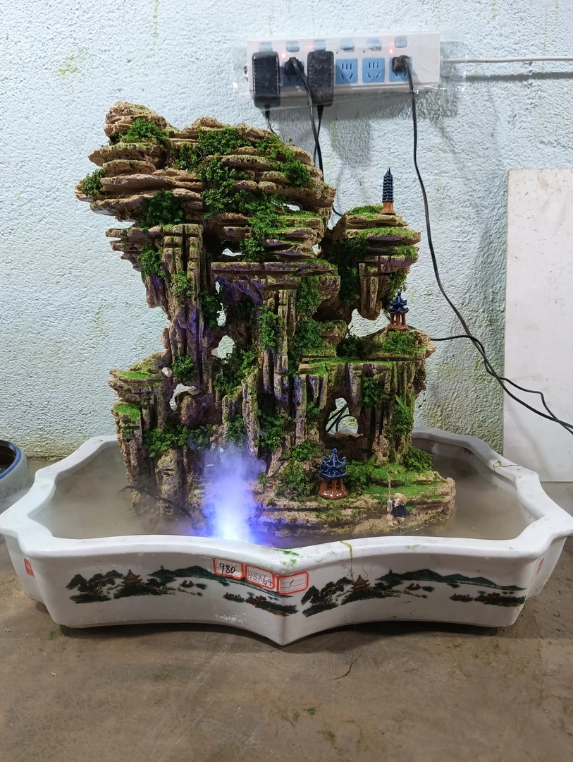 高48，长65，吸水石绿植盆景