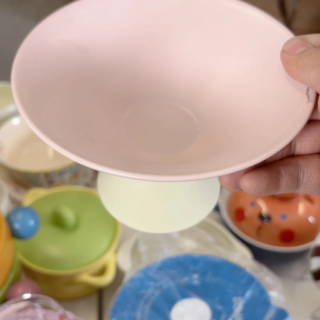 白瓷小食高脚碗1