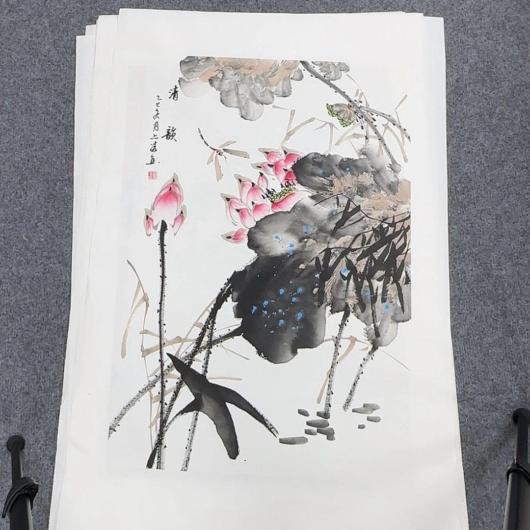 国画68*45纯手绘刘亦凌