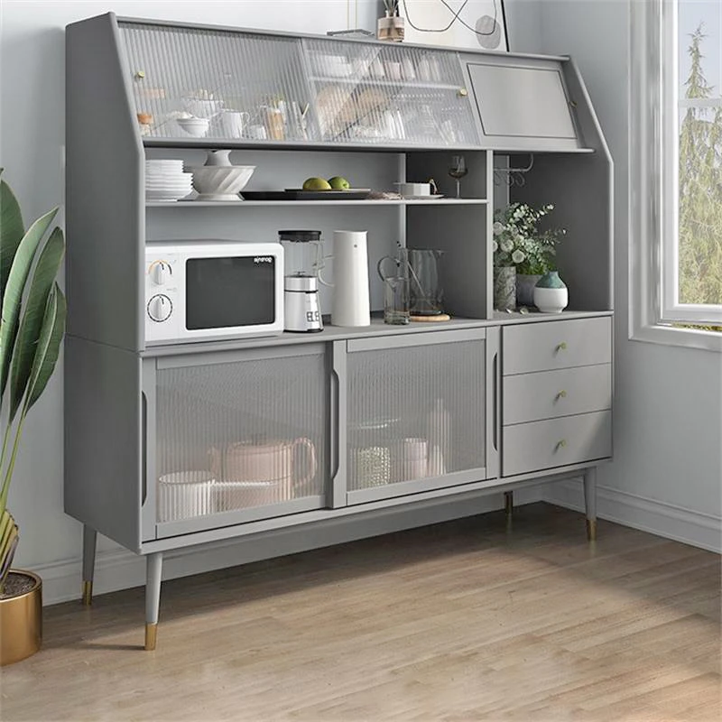 置物柜现代简约厨房柜子储物柜客厅靠墙收纳柜置物架茶水柜餐边柜