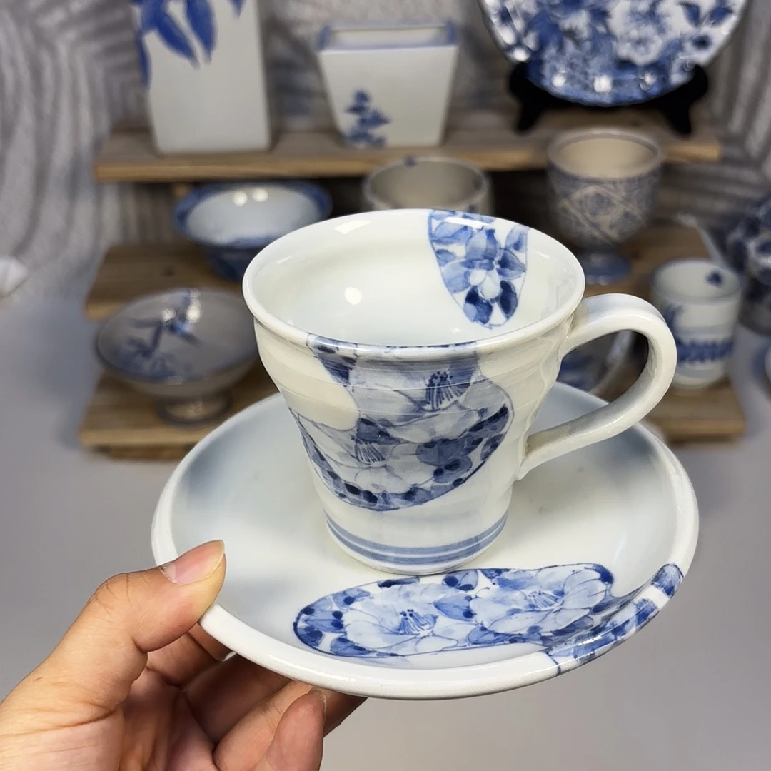 大井孝夫 孤品 杯+盘