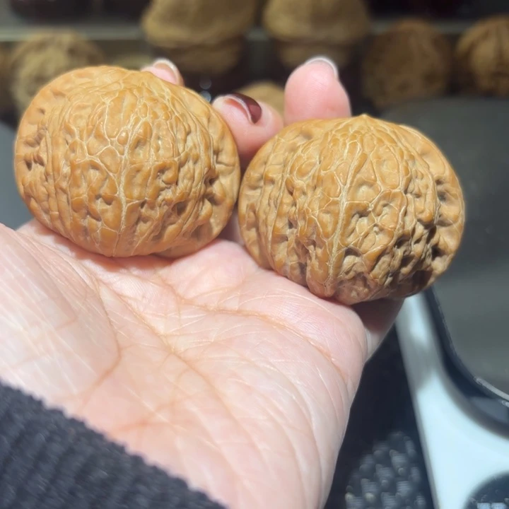 文玩核桃把件43无修铁锤