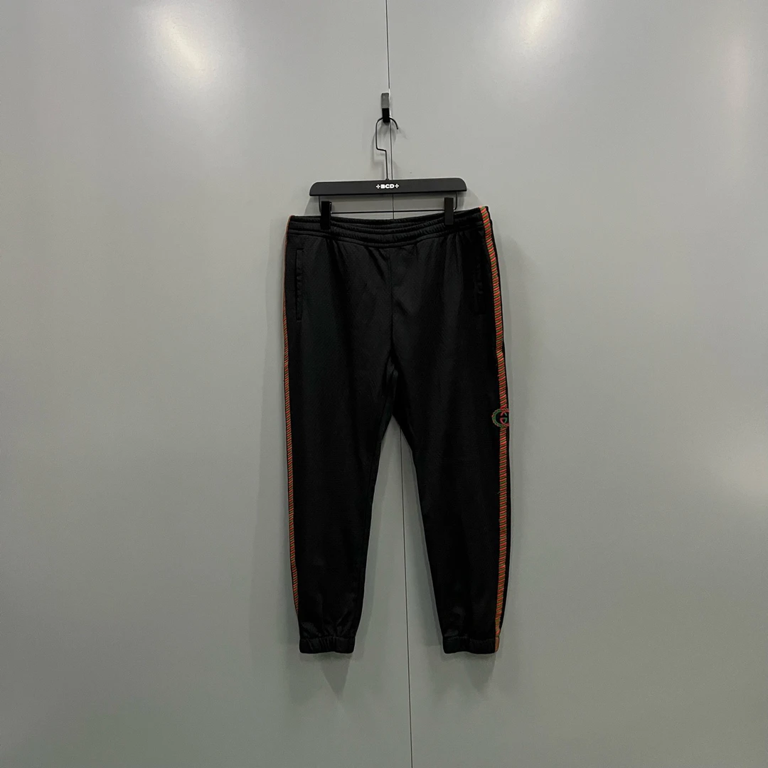 95新 GUCCI/古驰 c618 束带GG徽标运动裤 XXL码 206439