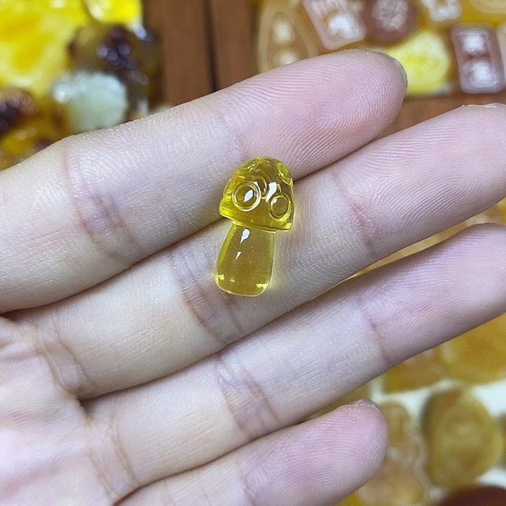 橄榄核吊坠蘑菇15