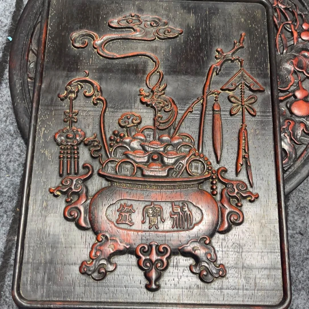 木非洲紫檀木雕牌匾挂匾