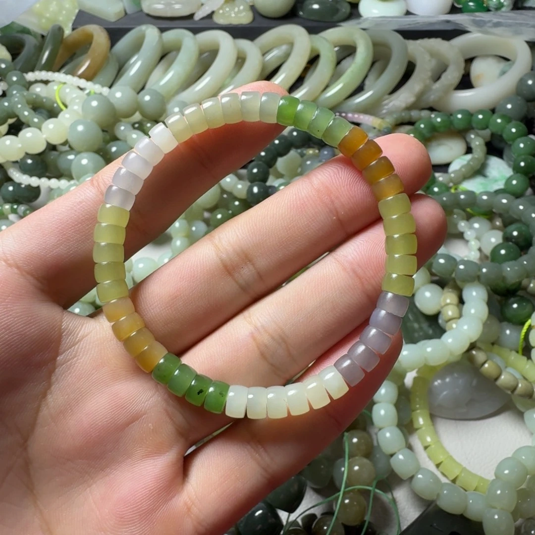 和田玉未镶嵌手串