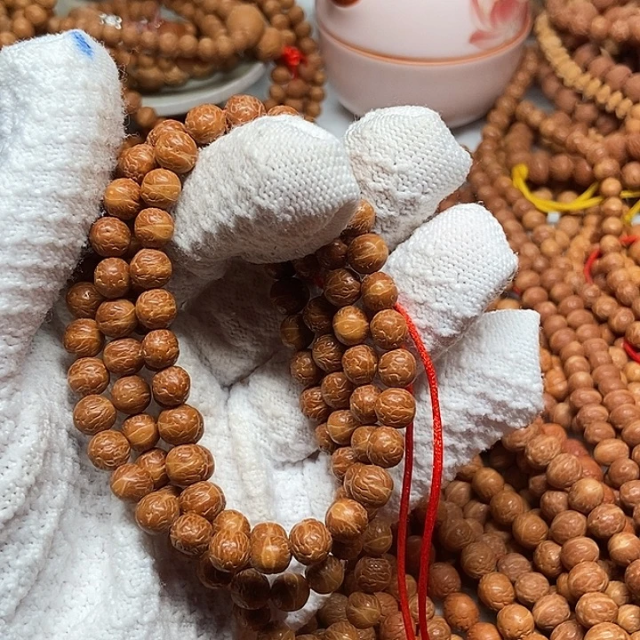 我***光吊坠草珠菩提酸枣核