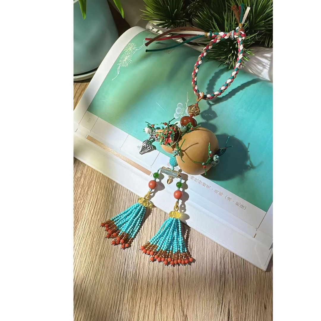 925银木质银制品 【桦雅珠宝】925银多宝挂饰-Y416-自发