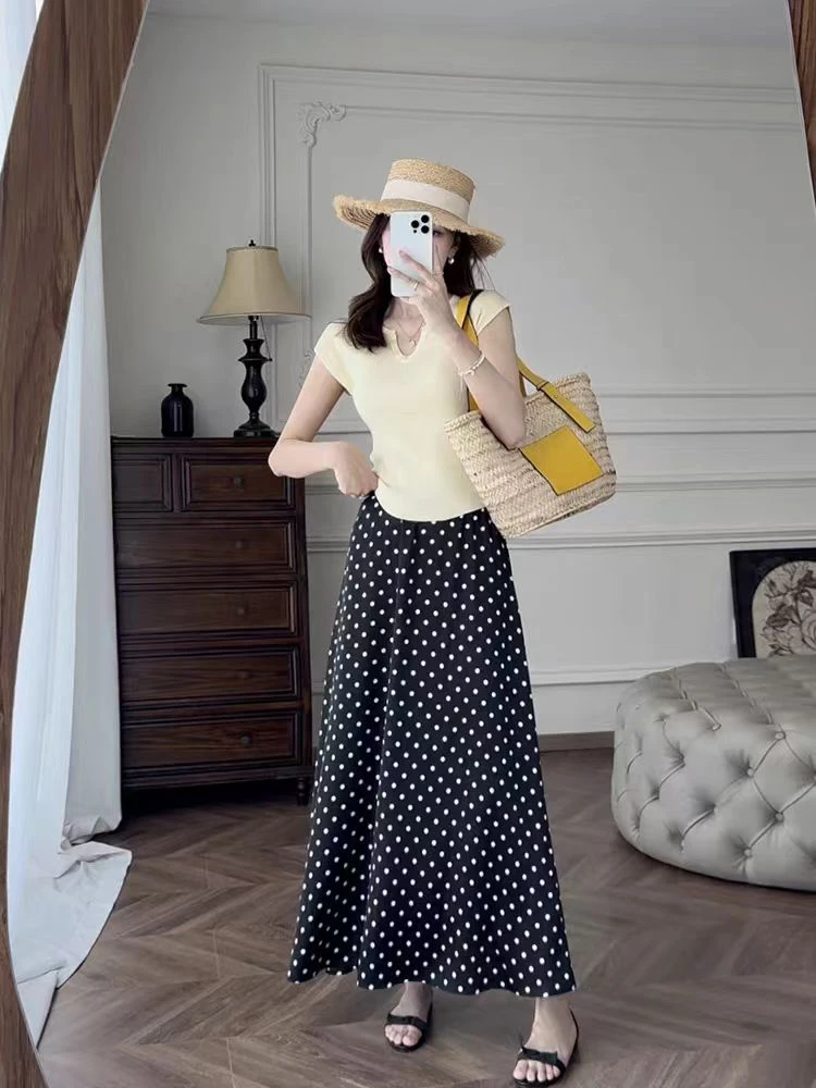 【运补贴8+松紧腰+拉链】小个子碎花半身裙女装夏季时尚气质a子裙