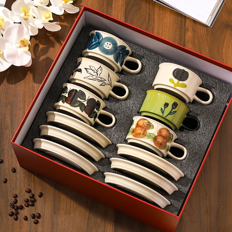 川岛屋咖啡杯套装礼盒暖房搬家乔迁新居杯子生日结婚新婚礼物女生