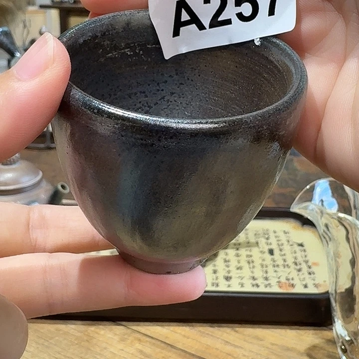 坭兴陶柴烧全手工原矿泥料杯