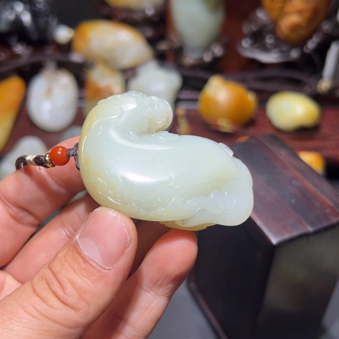 颈饰未镶嵌和田玉（子料）༽***阳