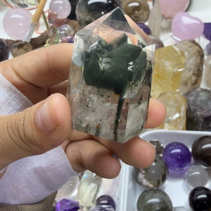 水晶未镶嵌珠宝半成品