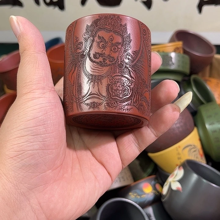茶杯紫砂全手工紫砂主人杯