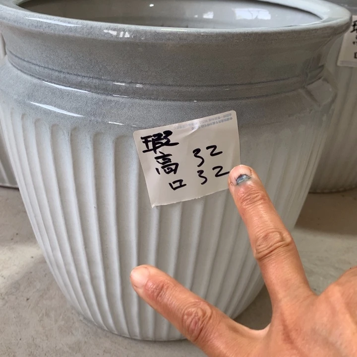 【闪购商品】高温陶瓷花盆默认瑕疵