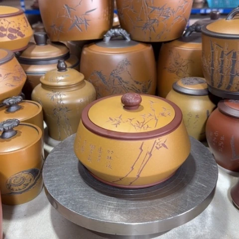 紫砂茶叶罐。。。。。。。。