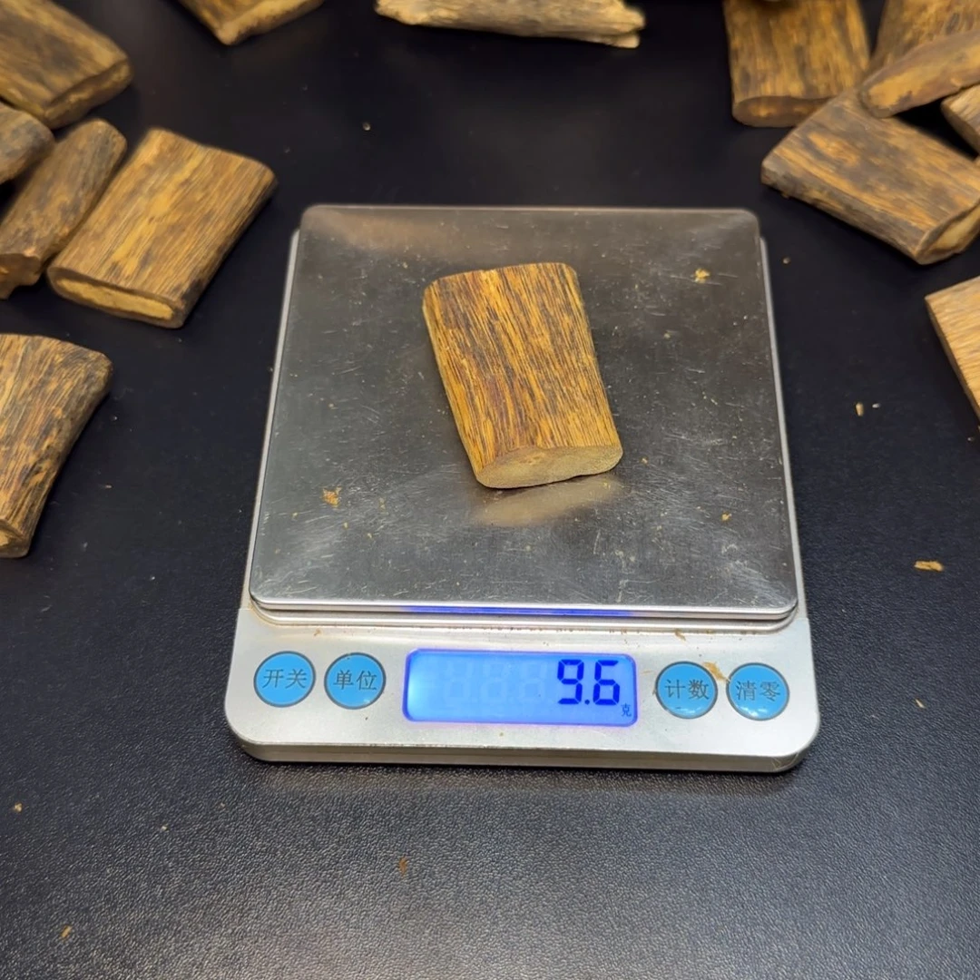 梦***回香榧木手工艺油叶子牌子料9.5克