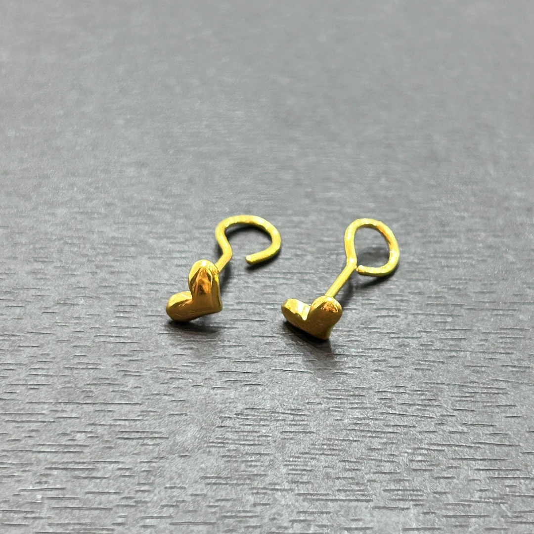 【木子专享】足金999投资金攒黄金光面爱心ZBHJE914克重多退少补