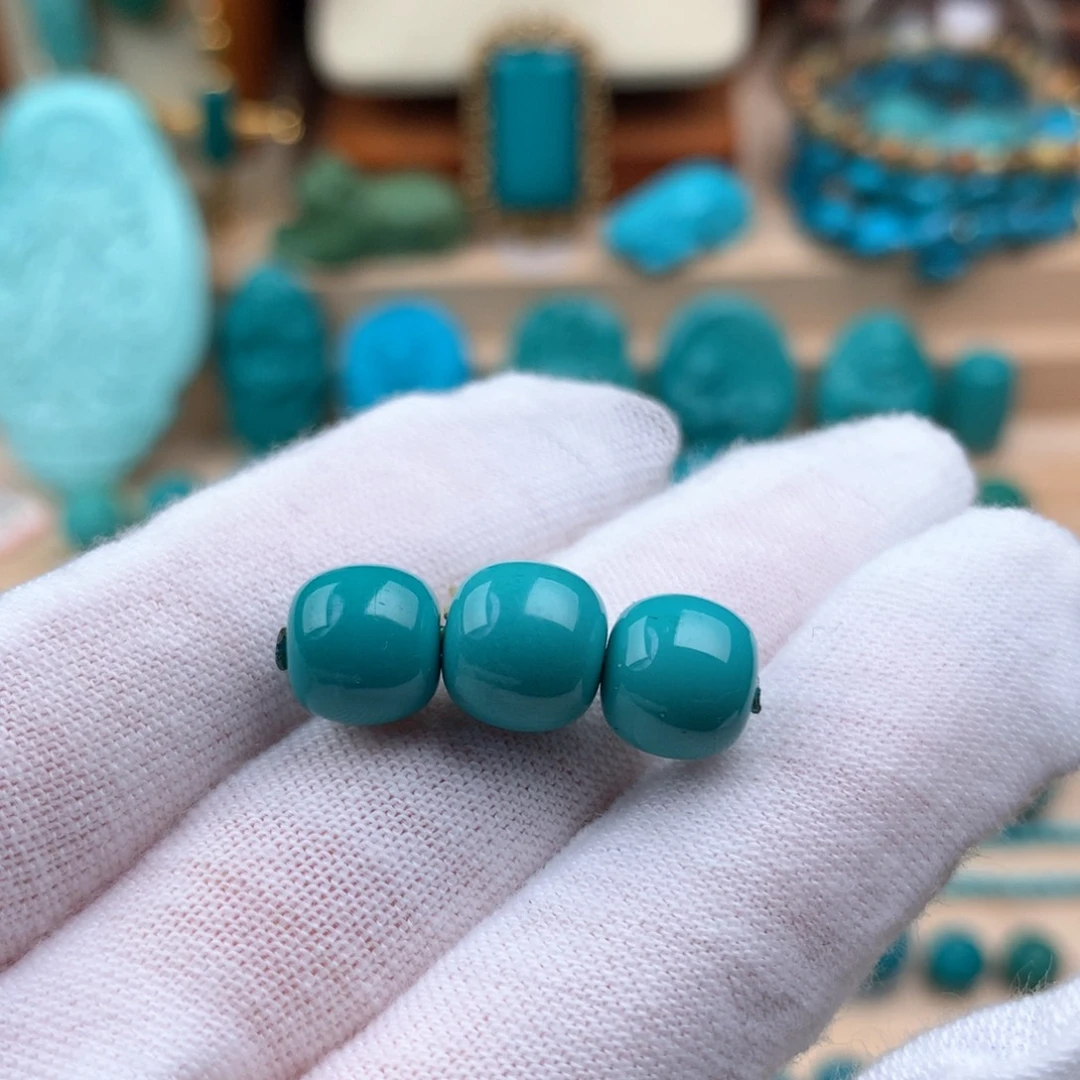 绿松石未镶嵌三件套老型9