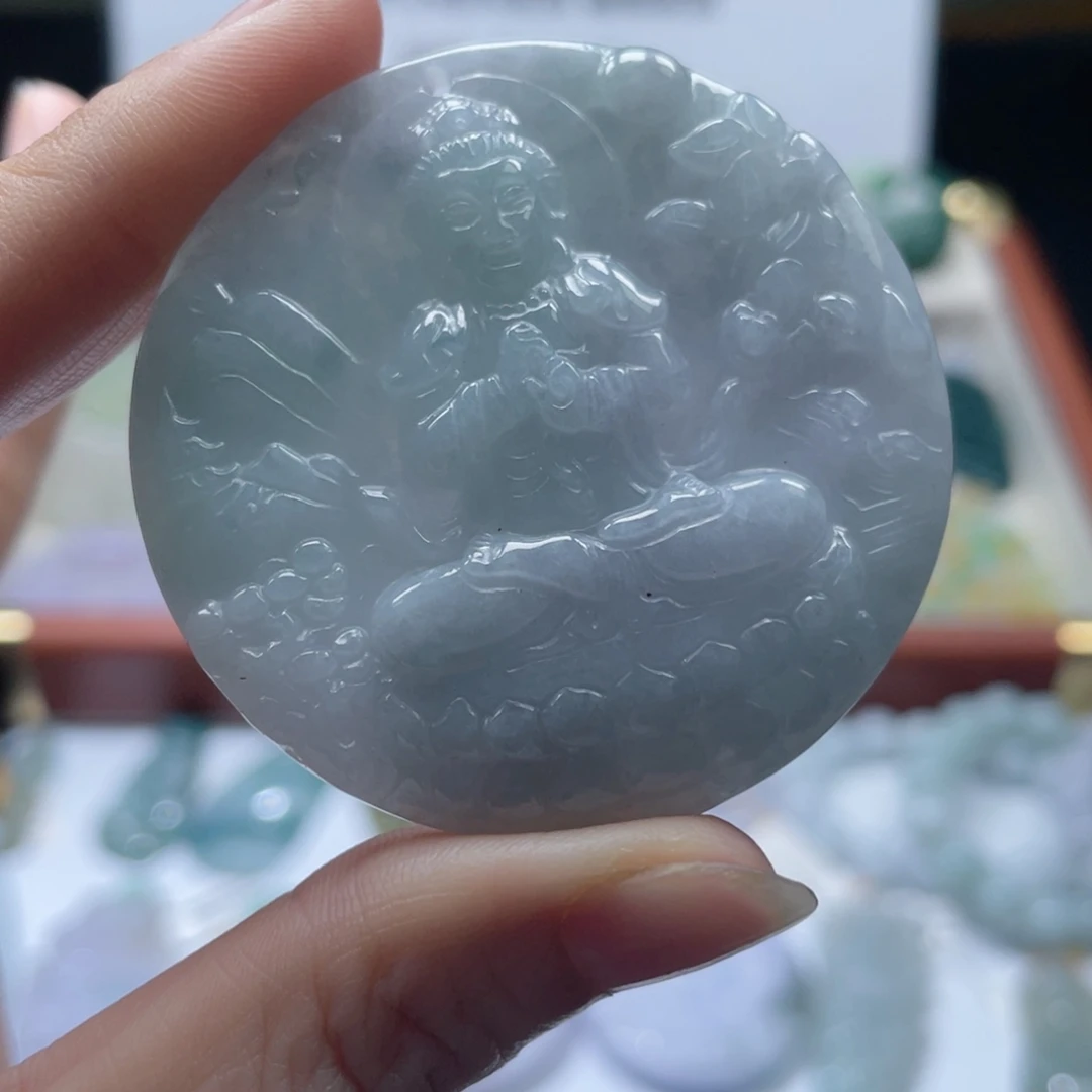 翡翠未镶嵌颈饰翡翠8