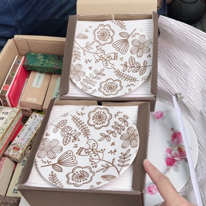 摆件10片一个瓷器默认微瑕