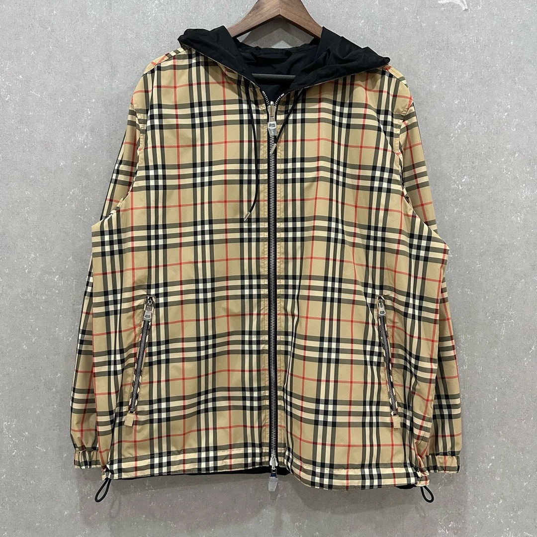 99新 BURBERRY/博柏利 双面穿夹克外套L码/004481