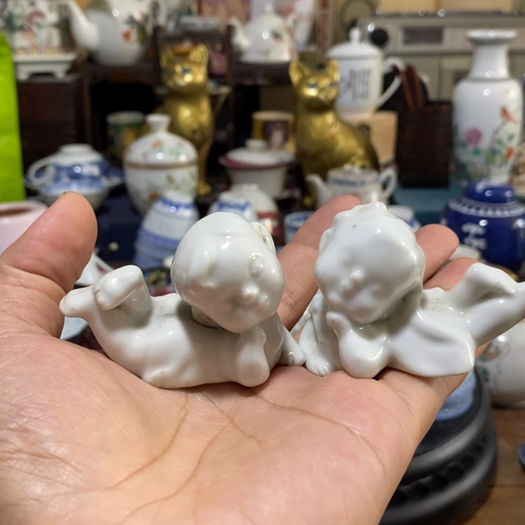 摆件部所小天使白胎一对