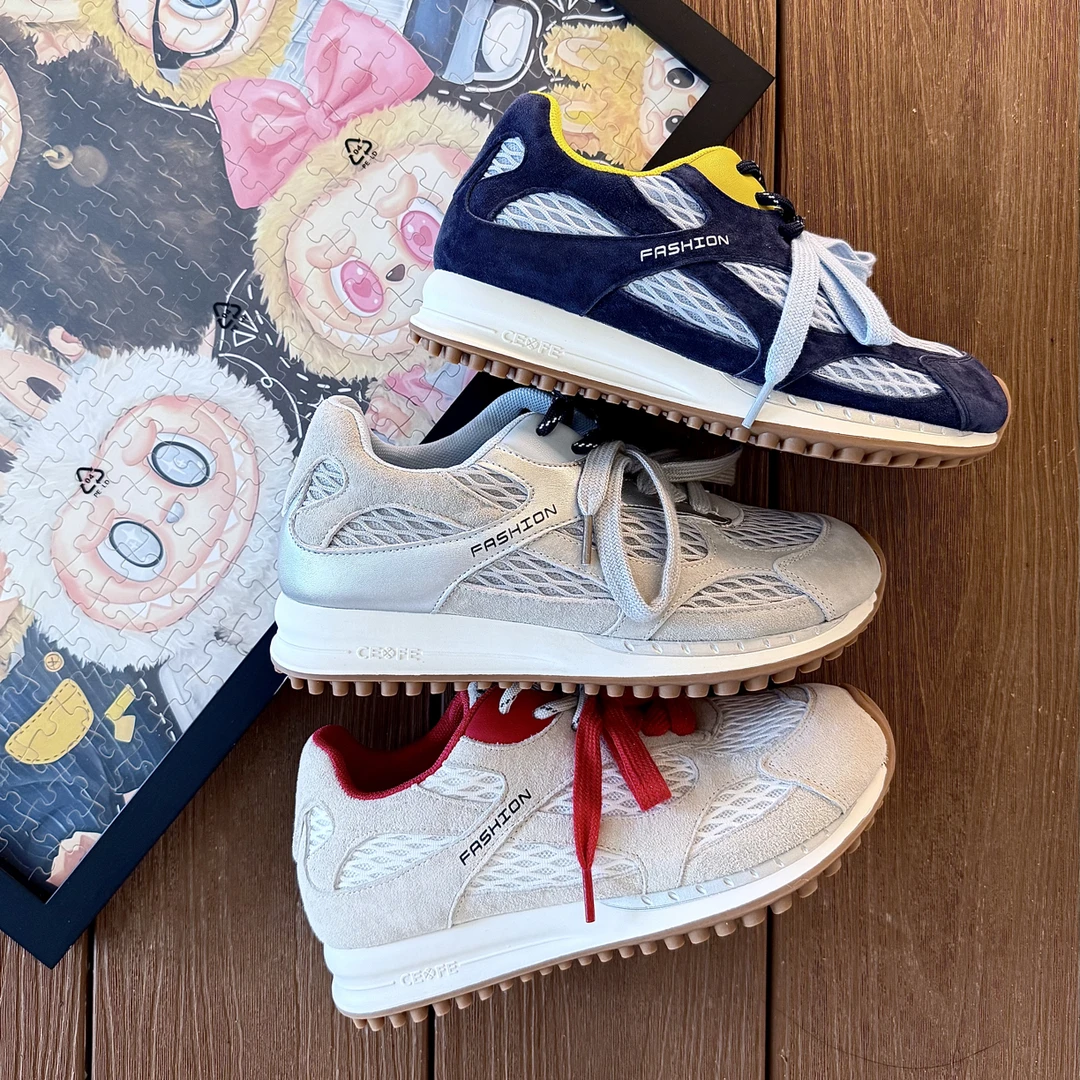 sisi很有鞋【增高7cm】内增高单网透网时尚慢跑运动鞋透气夏季女鞋