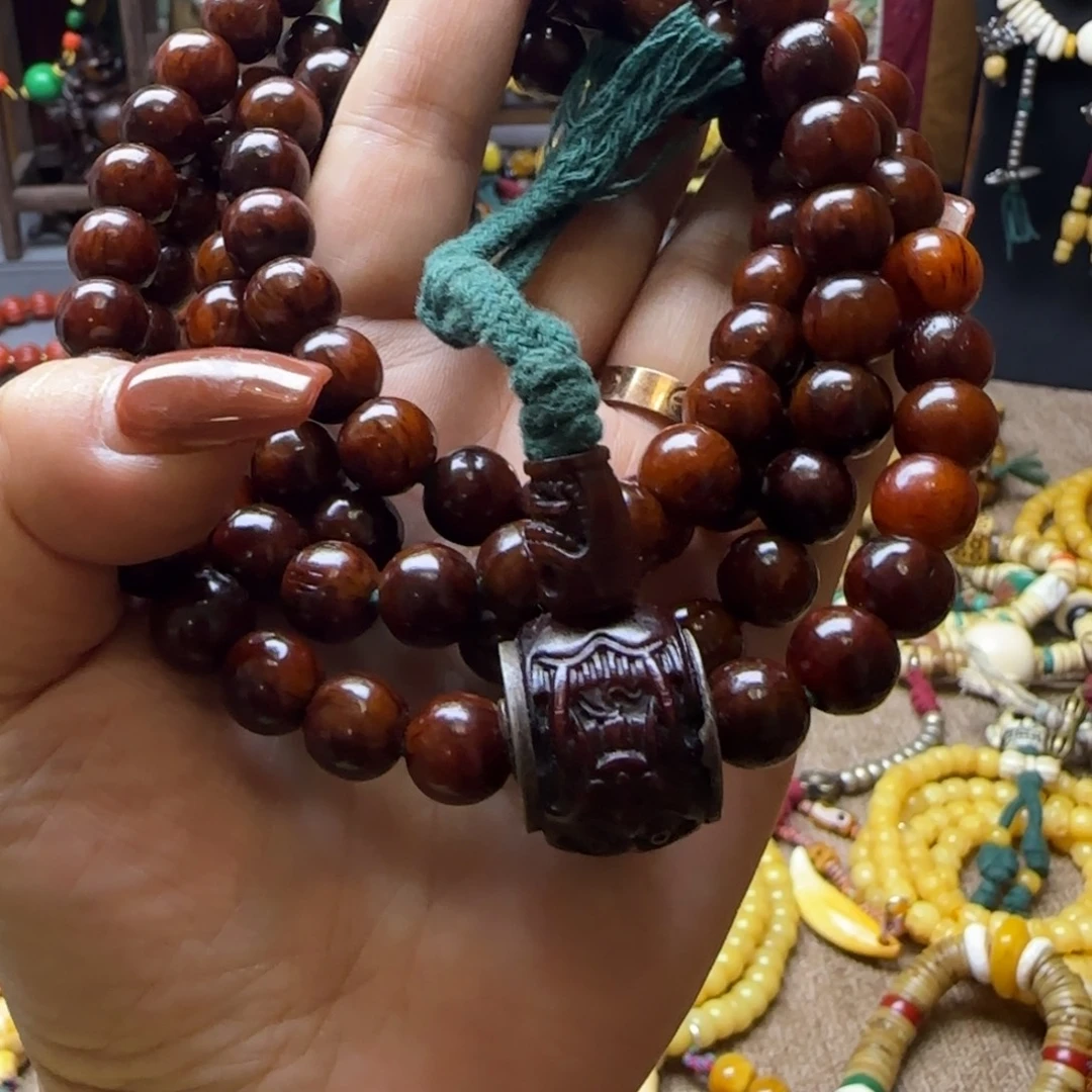 如***棠玻璃颈饰女士精致念珠