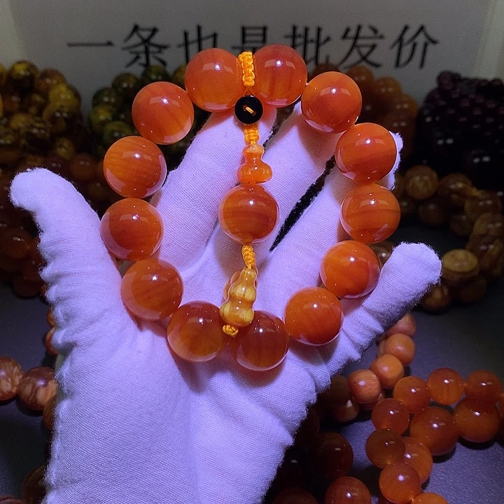 松木（琥珀木）手串/手链1.8 包浆高货