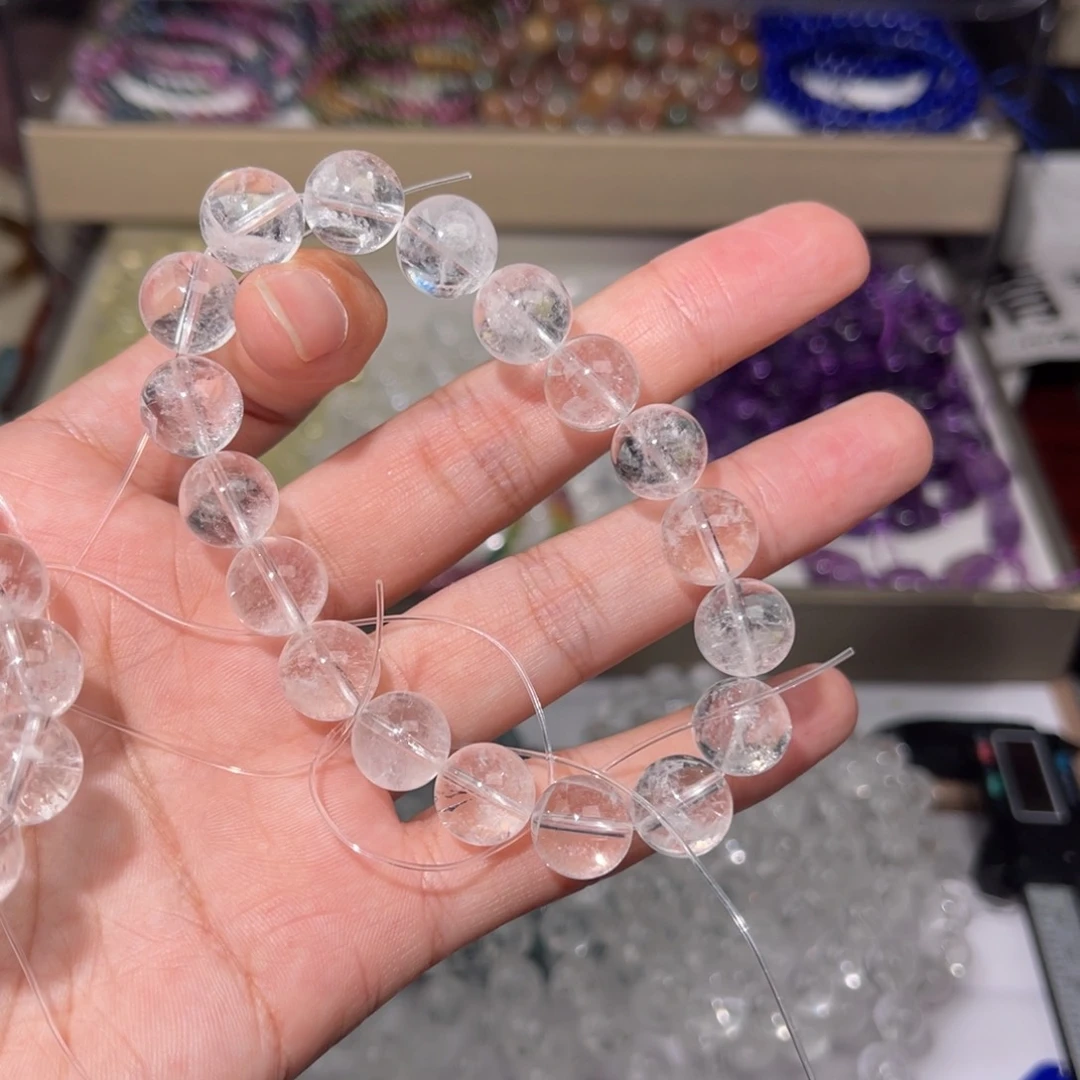 水晶手链未镶嵌白幽灵005