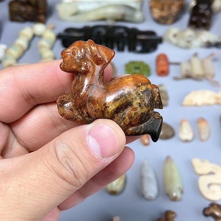 和田玉未镶嵌颈饰44