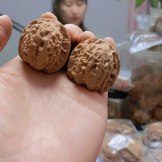 【闪购商品】把件文玩核桃35全品凤眼小众