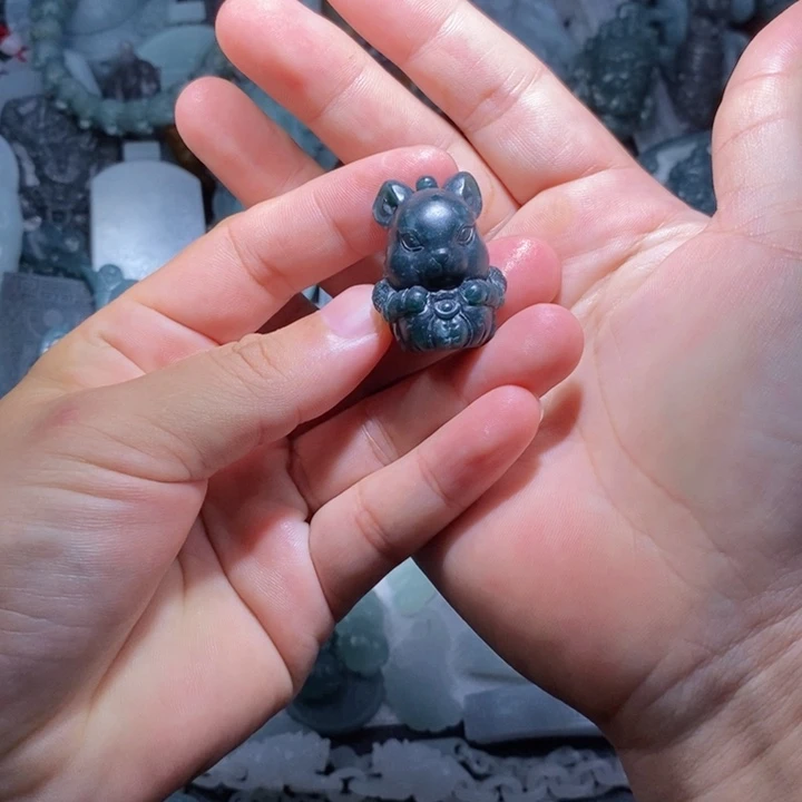 定制翡翠未镶嵌毛
