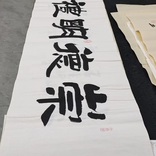 翰墨白武坤老师作品一副