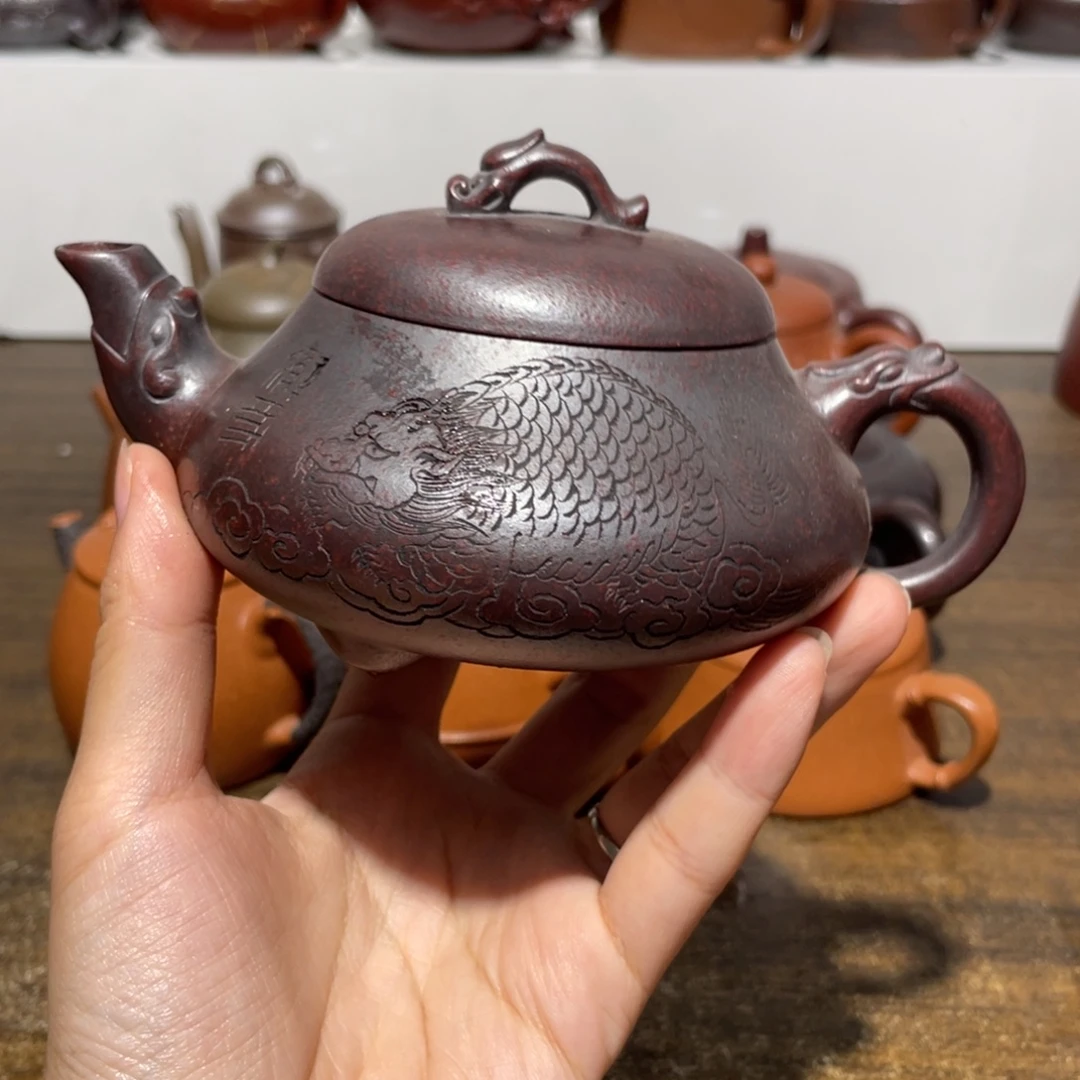 茶壶紫砂宜兴紫砂14.230