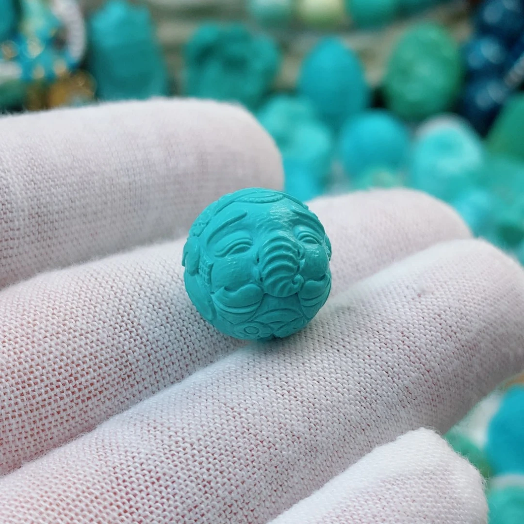 绿松石未镶嵌珠宝半成品