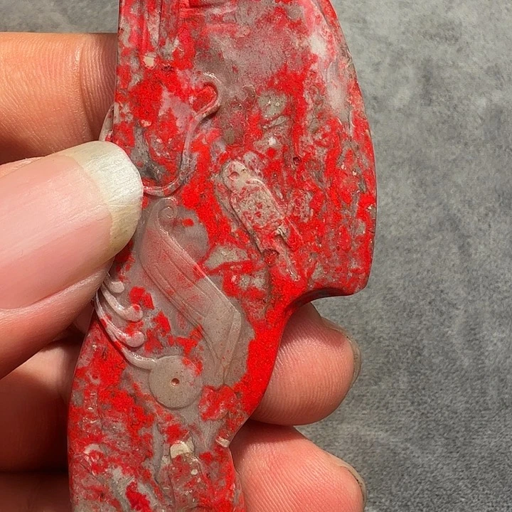 昌化鸡血石昌化鸡血石福作