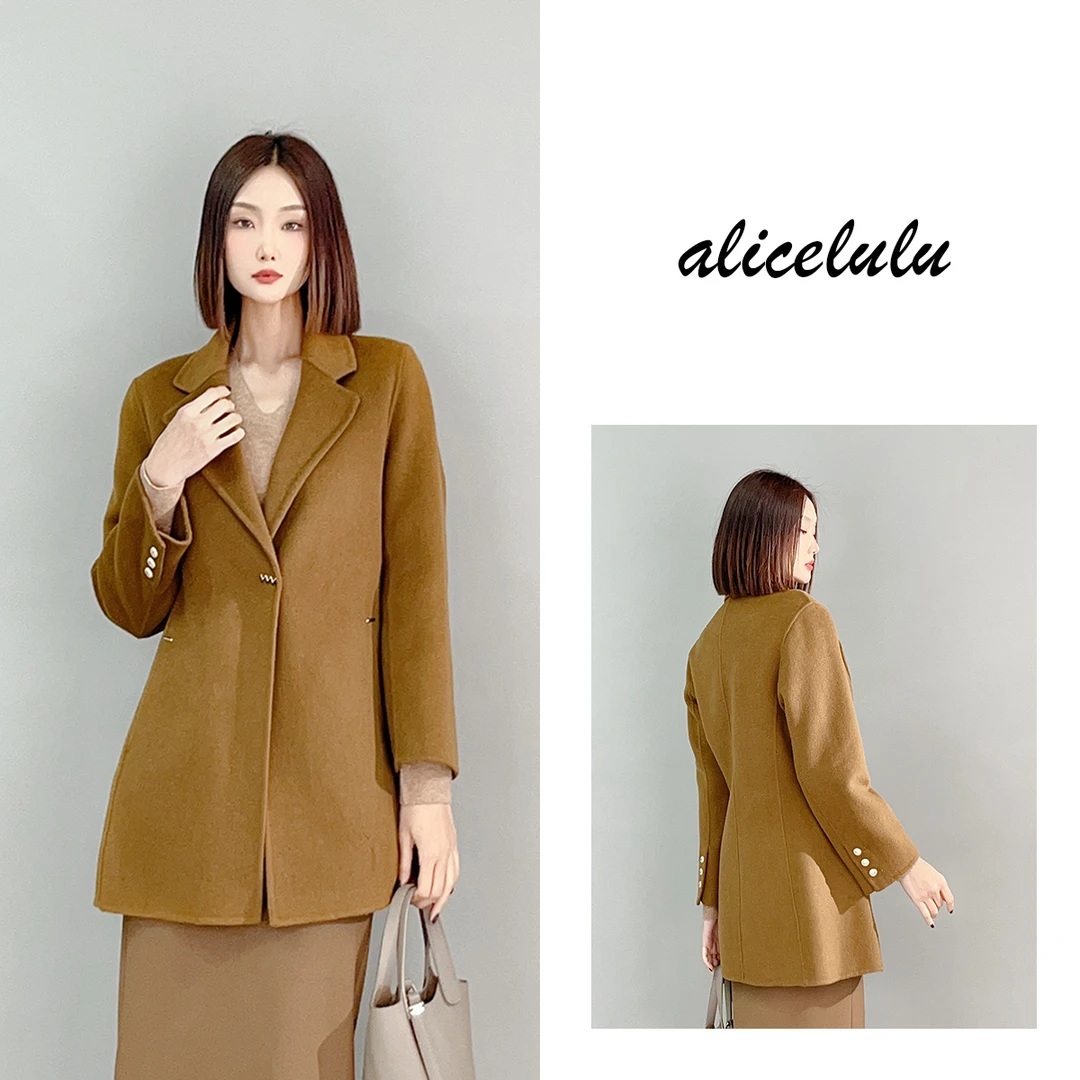 3 ALICE “千金归来”毛呢大衣 柔糯羊毛 简约娇俏 S2139856Tr